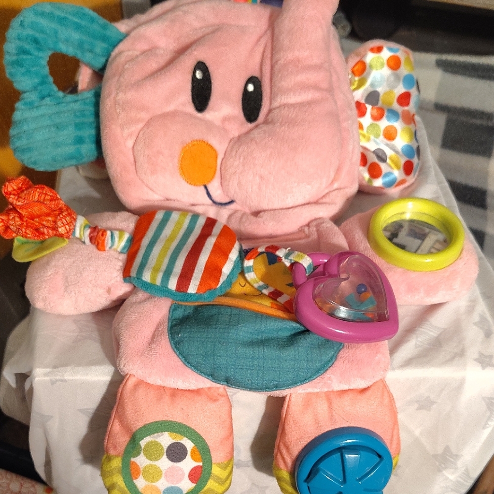 Colorful Elephant Plush Toy